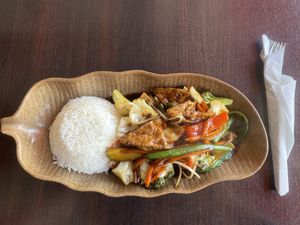 Chop Suey with tofuu  at Asia Nativ in Hannover