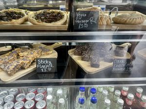 Cakes and pastries   at Oscar's Cafe in St Neots