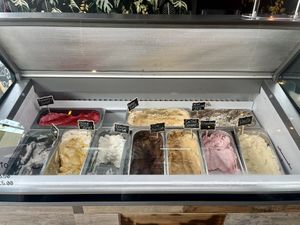 Ice creams   at Oscar's Cafe in St Neots