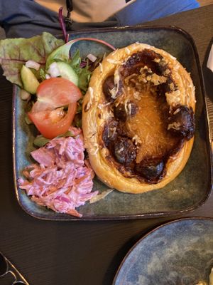   at Oscar's Cafe in St Neots