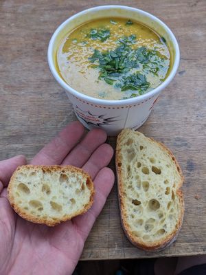 W at San's Lunchbox in Stuttgart