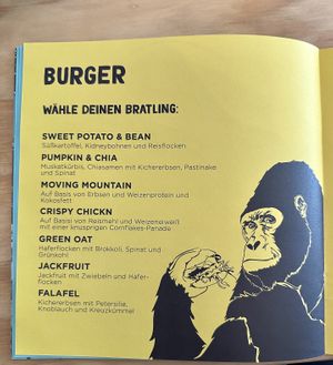 Burger  at Urban Gorillas - Vegan Revolution in Dusseldorf