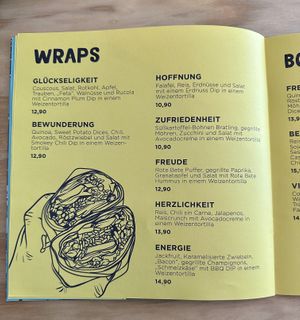 Wraps  at Urban Gorillas - Vegan Revolution in Dusseldorf