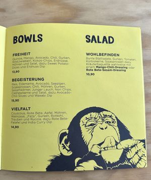 Bowls und Salat  at Urban Gorillas - Vegan Revolution in Dusseldorf