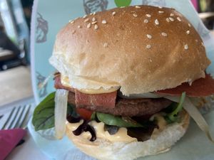 Bacon Burger  at Urban Gorillas - Vegan Revolution in Dusseldorf