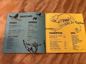 Menu: Drinks + Fingerfood at Urban Gorillas - Vegan Revolution in Dusseldorf