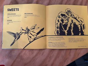 Menu: Dessert at Urban Gorillas - Vegan Revolution in Dusseldorf