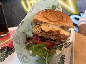 Burger  at Urban Gorillas - Vegan Revolution in Dusseldorf