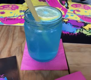 Blue melon lemonadee  at Urban Gorillas - Vegan Revolution in Dusseldorf
