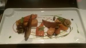 The second course, very good! at Les 5 Sens in Avignon