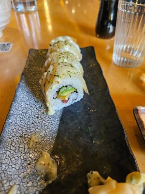 Vegan roll at Shoku Izakaya in Banff