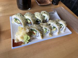Vegan roll  at Shoku Izakaya in Banff