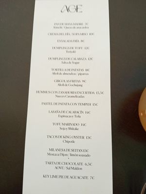 Menu 20€, bebida+crema+2platos+postre/cafe at Age of Aquarius in Barcelona