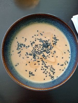 Crema calabaza+ coco at Age of Aquarius in Barcelona