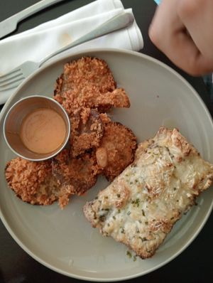 Girgoles + pastel patata at Age of Aquarius in Barcelona