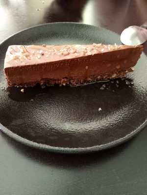 Pastel chocolate at Age of Aquarius in Barcelona