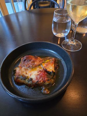 Spinach Lasagna at Age of Aquarius in Barcelona