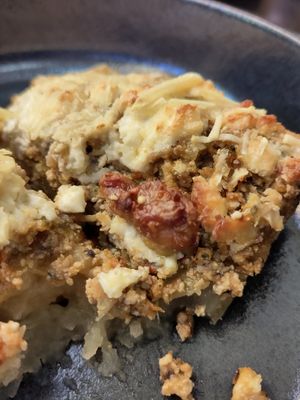 Patata pie with tempeh at Age of Aquarius in Barcelona