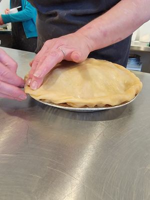 All from scratch. at Stockholm Pie & General Store in Stockholm