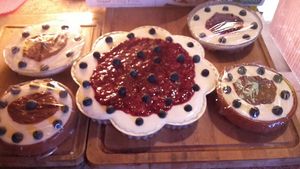 yummy homemade sweets at Karen's Kitchen Troviscais Odemira in Troviscais