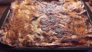 Vegetable lasagna at Karen's Kitchen Troviscais Odemira in Troviscais