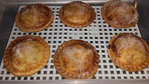 Apple pies at Karen's Kitchen Troviscais Odemira in Troviscais
