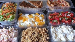 picnic for a walking group at Karen's Kitchen Troviscais Odemira in Troviscais