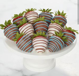 We have many options for chocolate covered strawberries, including vegan chocolate at Chamberlains Chocolate Factory and Cafe in Roswell