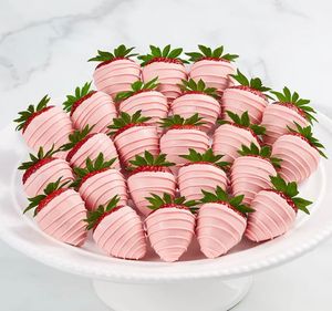 We have many options for chocolate covered strawberries, including vegan chocolate at Chamberlains Chocolate Factory and Cafe in Roswell