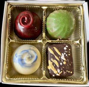  at Chamberlains Chocolate Factory and Cafe in Roswell