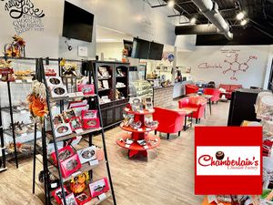  at Chamberlains Chocolate Factory and Cafe in Roswell