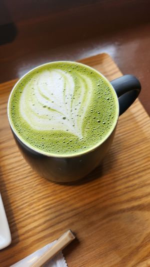 Vegan Matcha at Haostay Coffee in Fujikawaguchiko