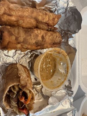 Best STK egg rolls ❤️  at The Vegan Goddess in Memphis