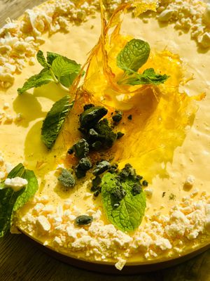 Vegan ice cream cake  at Yellow Beach Cafe in Langkawi