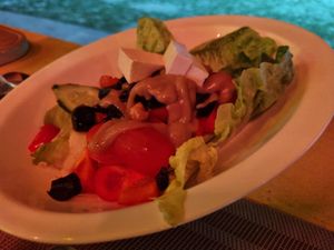 Salad at Yellow Beach Cafe in Langkawi