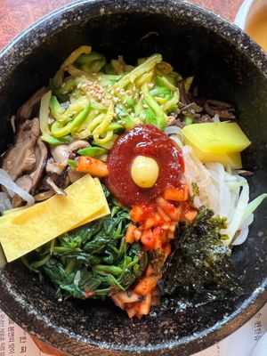 The hot stone version at Hankook Jib  in Jeonju