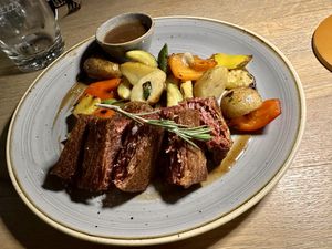 Vegan steak   at The ASH in Dusseldorf