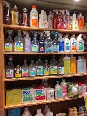 Cleaning products at Open Sesame Healthfoods in Ennis