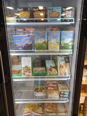 Freezer at Open Sesame Healthfoods in Ennis