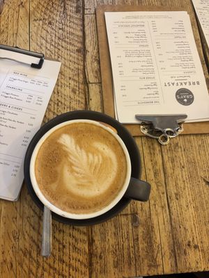 Oat cinnamon latte  at Gray's Of Rothwell in Rothwell