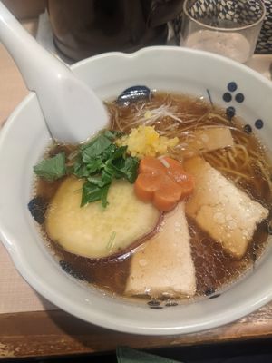 vegan ramen at Yoroiya Ramen in Tokyo