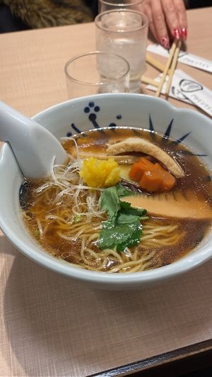 Their vegan ramen was my last dinner in Japan. The broth was amazing! I eat a lot so that alone did not filled me up but definitely recommend  at Yoroiya Ramen in Tokyo