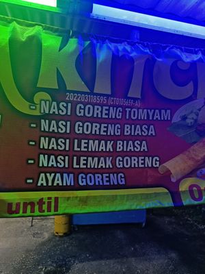 Menu at Tina's Kitchen - Food Stand in Ipoh