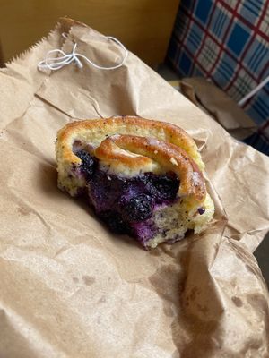 blueberry poppy seed roll    at Pomodoro E Basilico  in West London