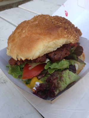 Dirty burger  at Pomodoro E Basilico  in West London