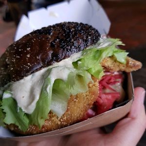 the BAD burger at Pomodoro E Basilico  in West London