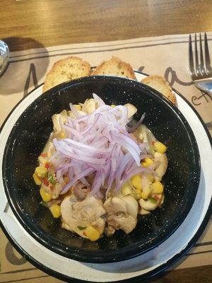 Ceviche vegano at Amukan Gourmet  in Chiloe