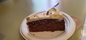 Rua de velvet vegetarian at Gea The Healthy Bakery in Barcelona