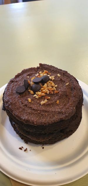 Mini tartas vegetarian at Gea The Healthy Bakery in Barcelona