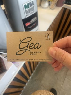   at Gea The Healthy Bakery in Barcelona